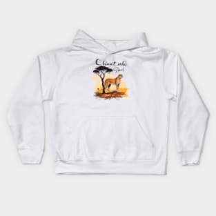 Cheetah Spirit Animal Kids Hoodie